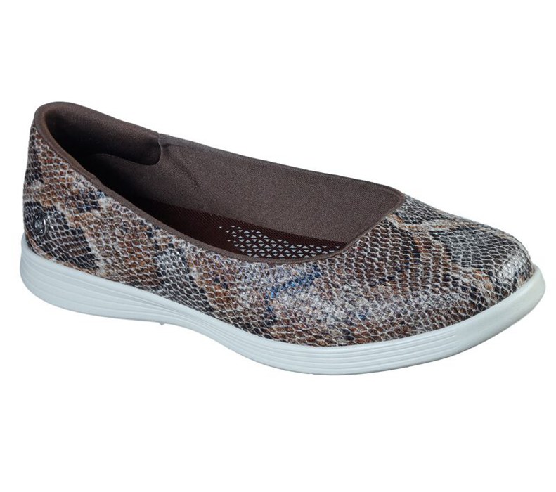 Skechers Dam Bruna Platta Skor - On The Go Dreamy - Curious - Sverige (IYLXR-9025)